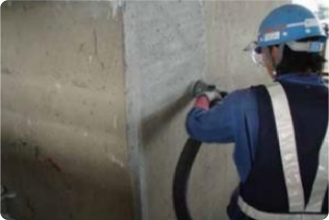 バキュームブラスト工法